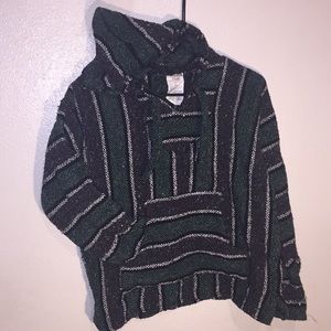 Baja Hoodie black/white/green